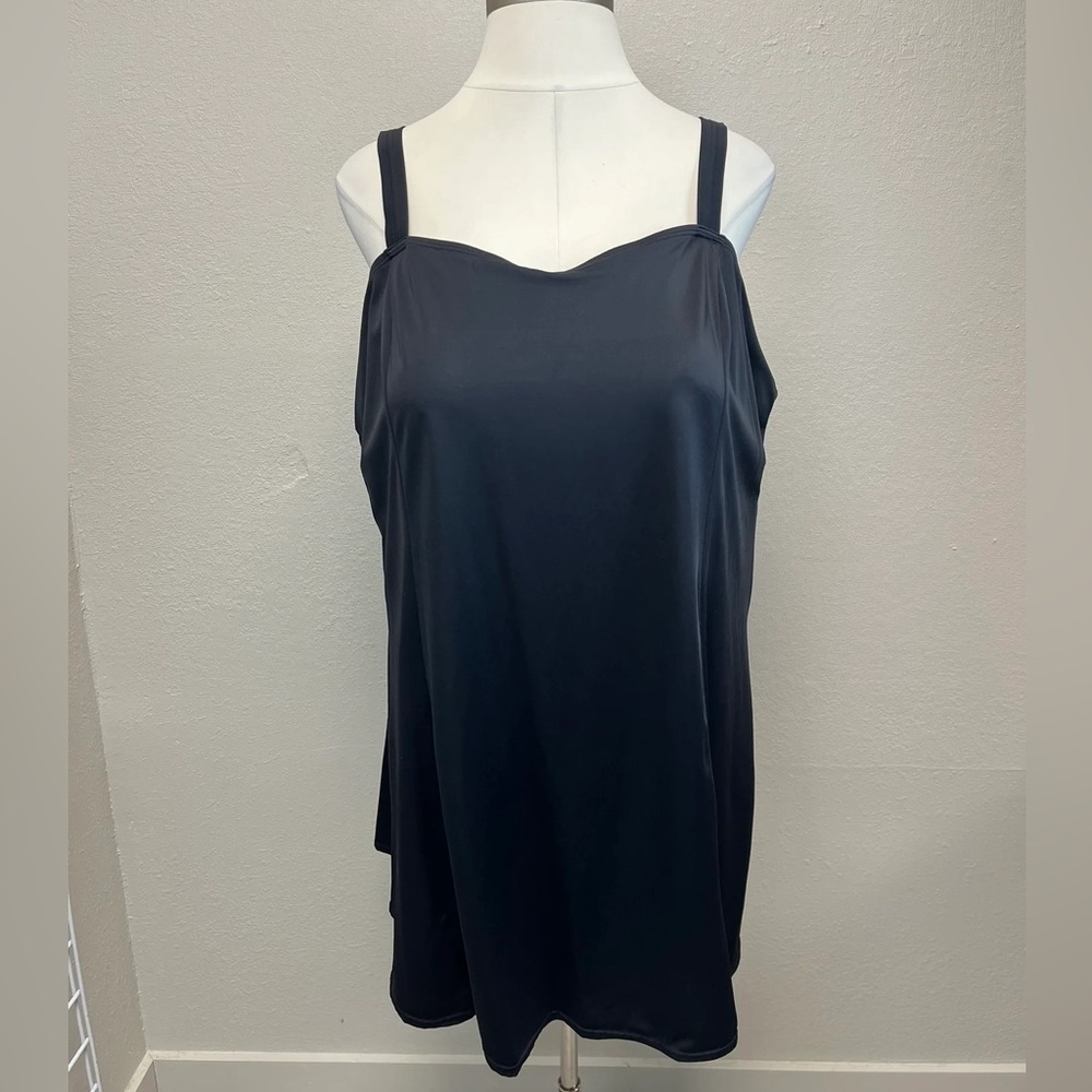 Swimsuits For All Black Swim Dress - Size 34